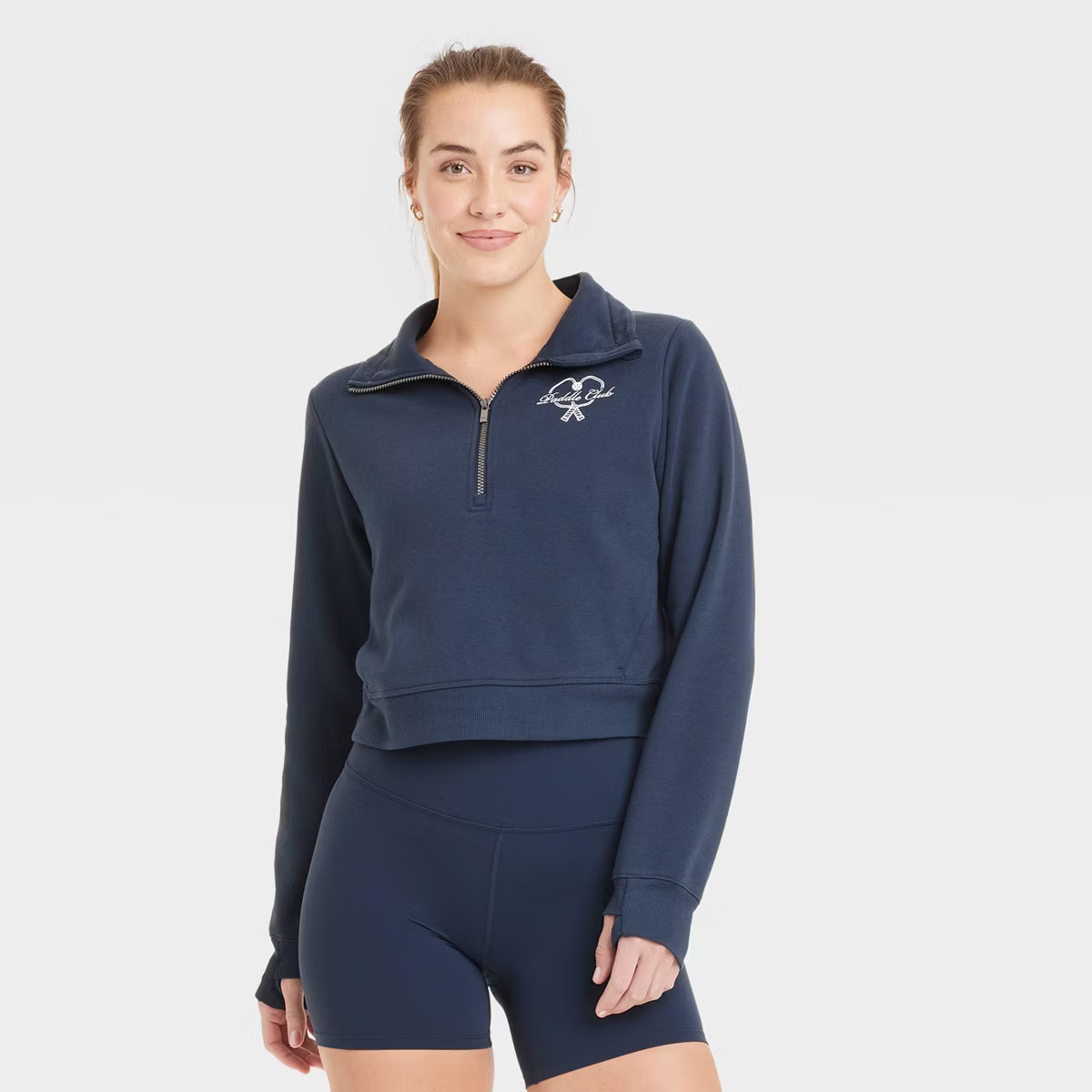 Women's Fleece Half Zip Pullover Sweatshirt - All In Motion™ | Target