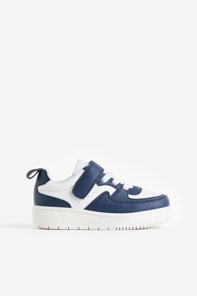 Sneakers - Navy blue/color-block - Kids | H&M US | H&M (US + CA)