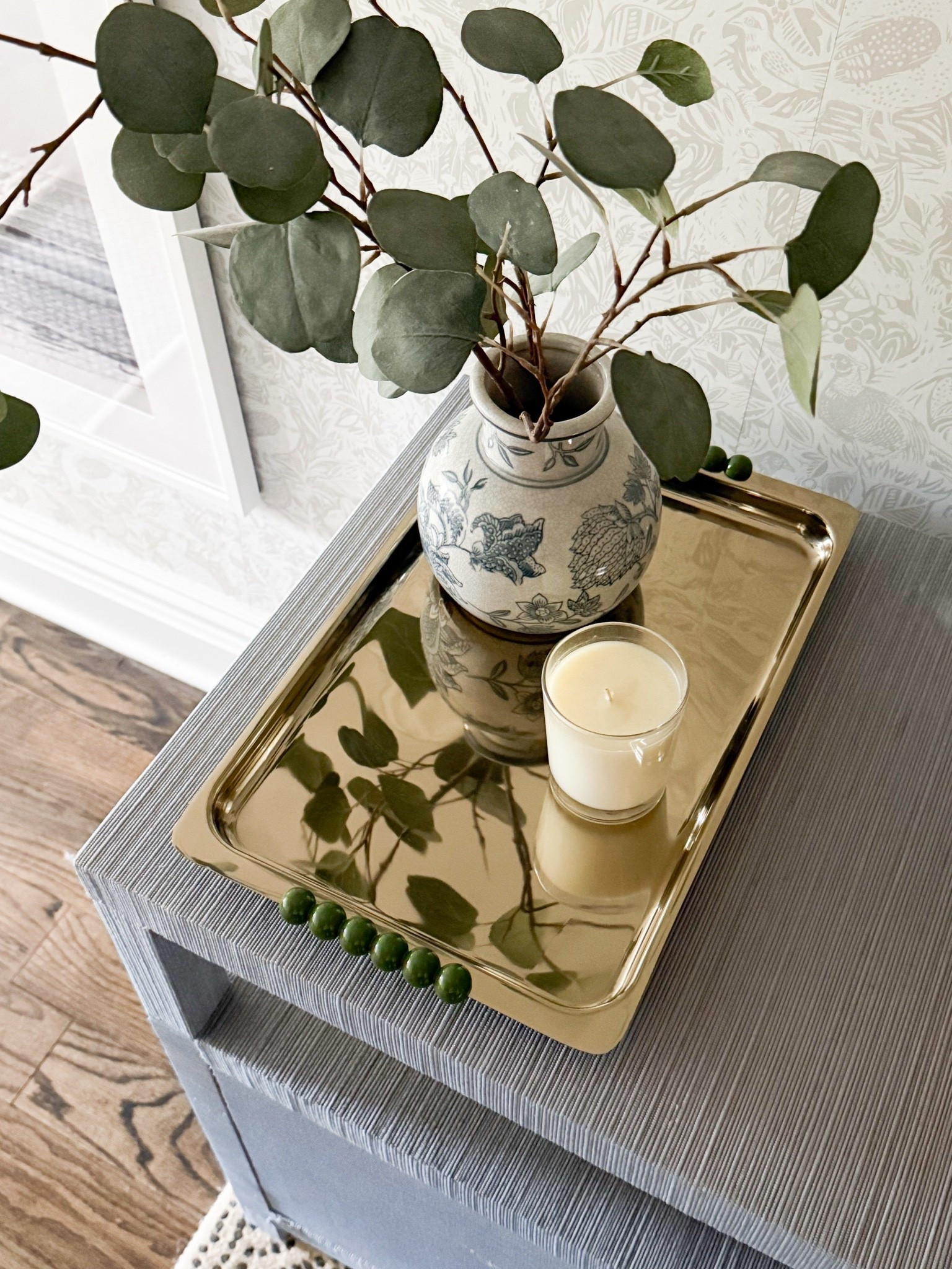 I ordered a few new fall items from @Anthropologie and one of my favorites is this gorgeous brass tray! I’m using it in our guest bedroom but it would also be perfect as a bar tray or for entertaining in the kitchen. The olive green enamel details on the handles are so pretty!! 

Fall entertaining, fall decor, anthro home, bedroom inspo, kitchen decor, fall home, cozy home

#LTKHome #LTKdayinmylife #LTKSeasonal