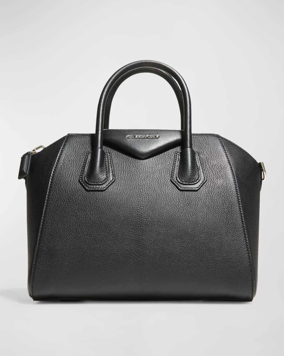 Givenchy Antigona Small Top Handle Bag in Grained Leather | Neiman Marcus