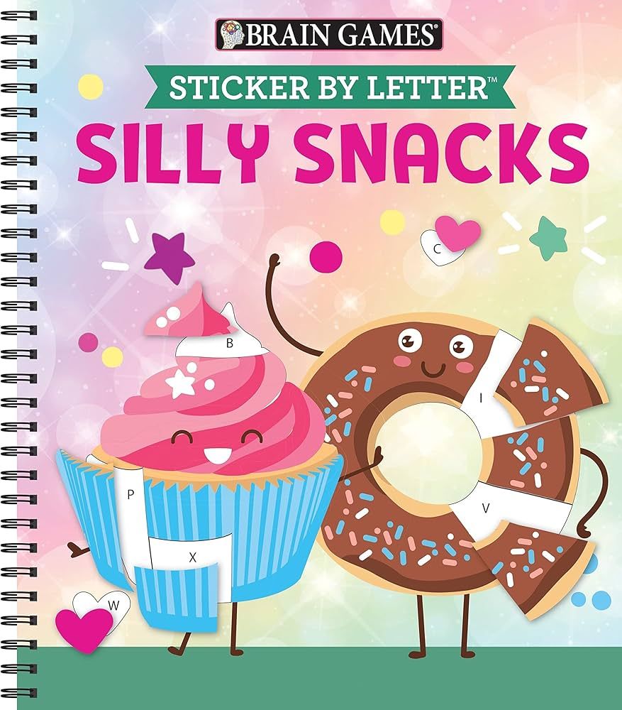 Brain Games - Sticker by Letter: Silly Snacks | Amazon (US)