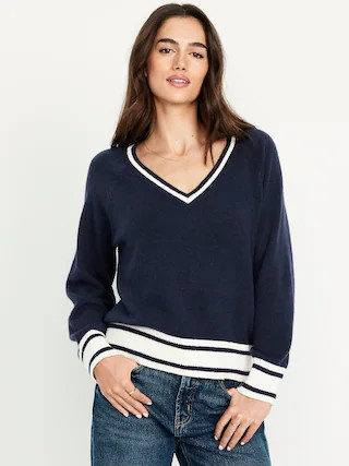 SoSoft Loose V-Neck Sweater | Old Navy (CA)