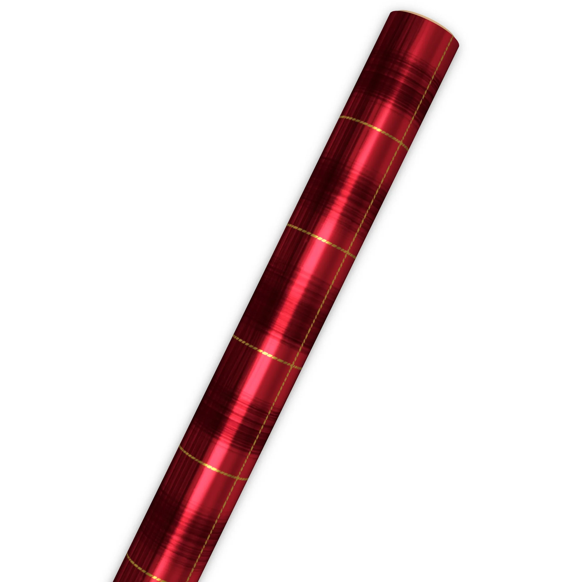 Hallmark Holiday Wrapping Paper Roll (Red and Black Plaid Foil) 22.5 Sq. ft. | Walmart (US)