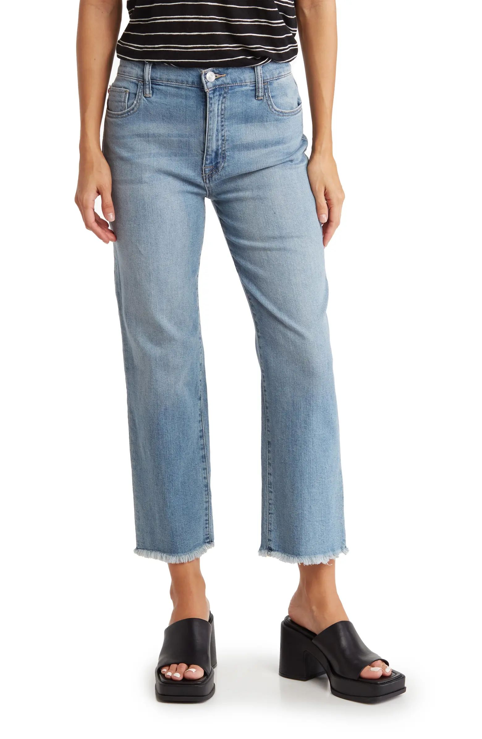 Noa High-Rise Straight Cropped Jeans | Nordstrom Rack