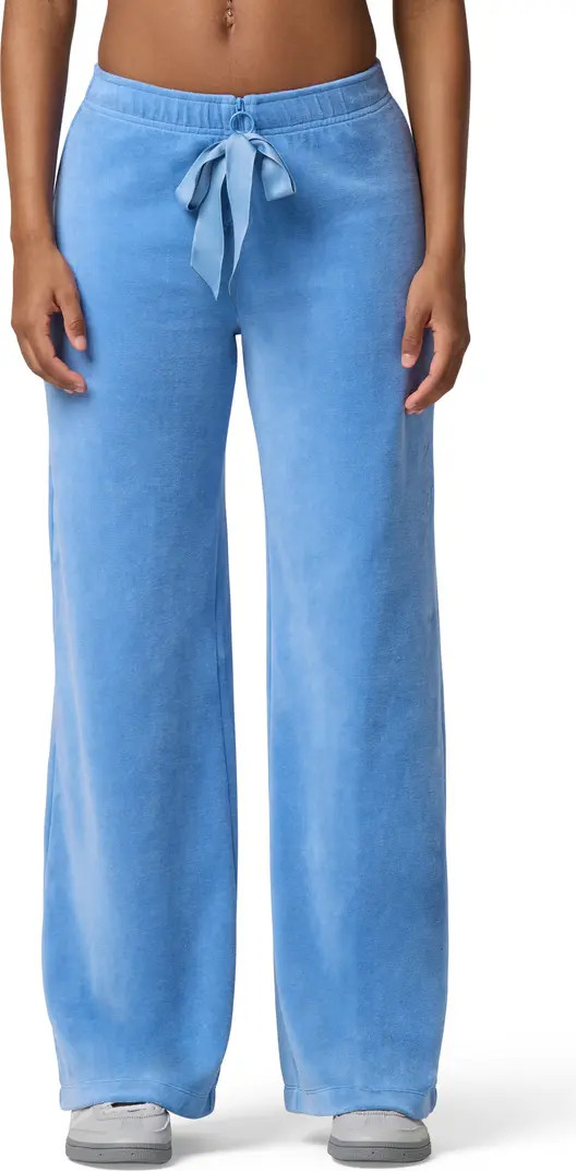 Velour Wide Leg Pants | Nordstrom