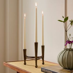 Pierce & Ward Brass Candleholder | West Elm (US)