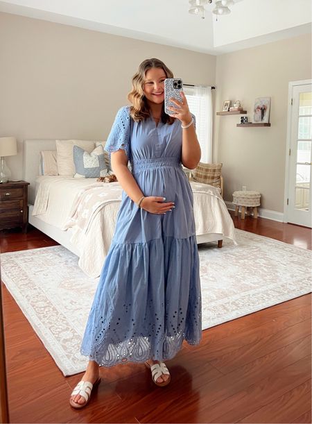 Church Outfit Inspo - Bump Friendly

*23 Weeks & Wearing a medium (won’t fit too much longer)*
5’5” for reference 


bump friendly dress, blue dress, maxi dress, modest fashion


#LTKStyleTip #LTKBump
