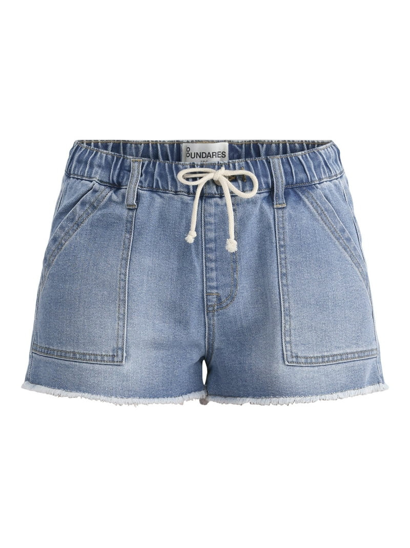 No Boundaries Drawstring Utility Shorts with Porkchop Pockets, 2" Inseam, Women's | Walmart (US)