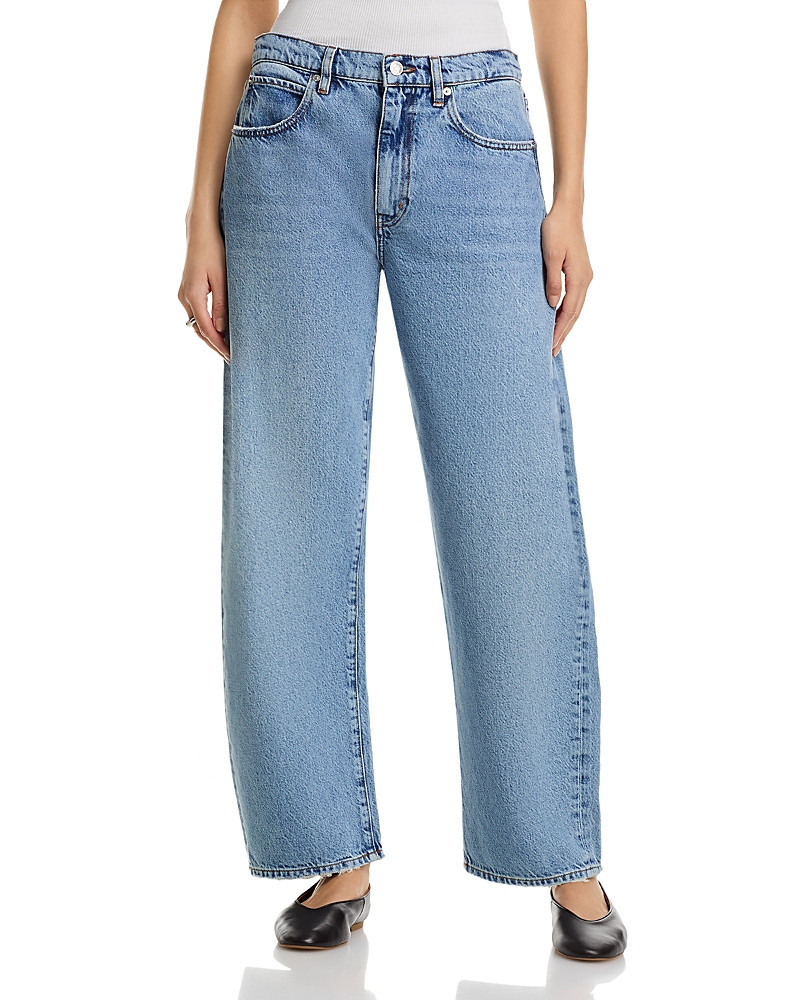 Frame Low Slung Barrel Jeans in Dollhouse | Bloomingdale's (US)