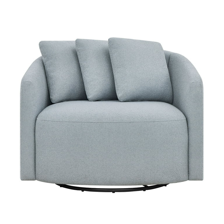 Beautiful Drew Chair by Drew Barrymore, Cornflower Blue Boucle | Walmart (US)