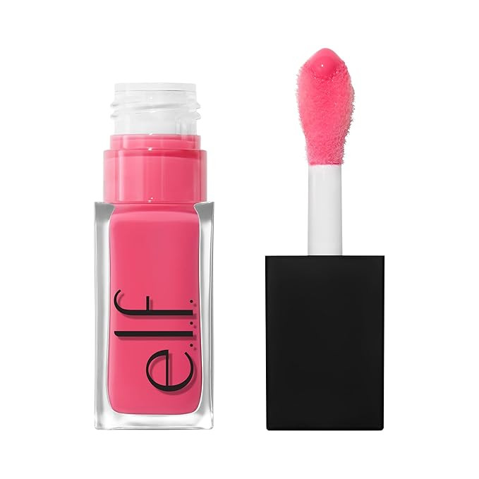 e.l.f. Glow Reviver Plumping Lip Oil, Tinted Lip Plumper For A High-Shine, Plump Finish, Infused ... | Amazon (US)