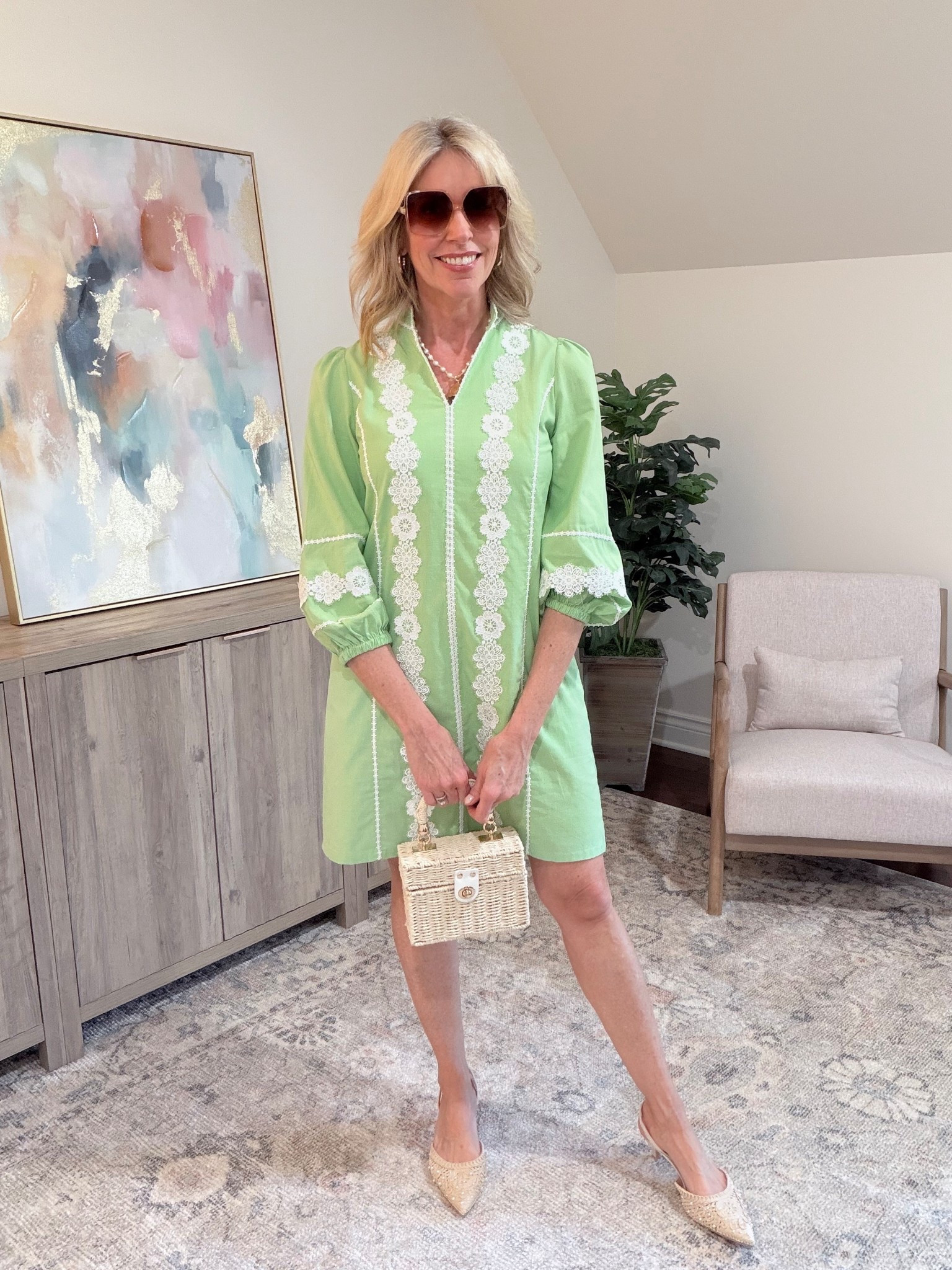 Designer vibes at Amazon prices! Such a gorgeous dress with beautiful lace accents. Look like a million bucks without spending it! Fit is true to size and it comes in 4 colors .

#LTKootd #LTKOver40 #LTKMothersDay