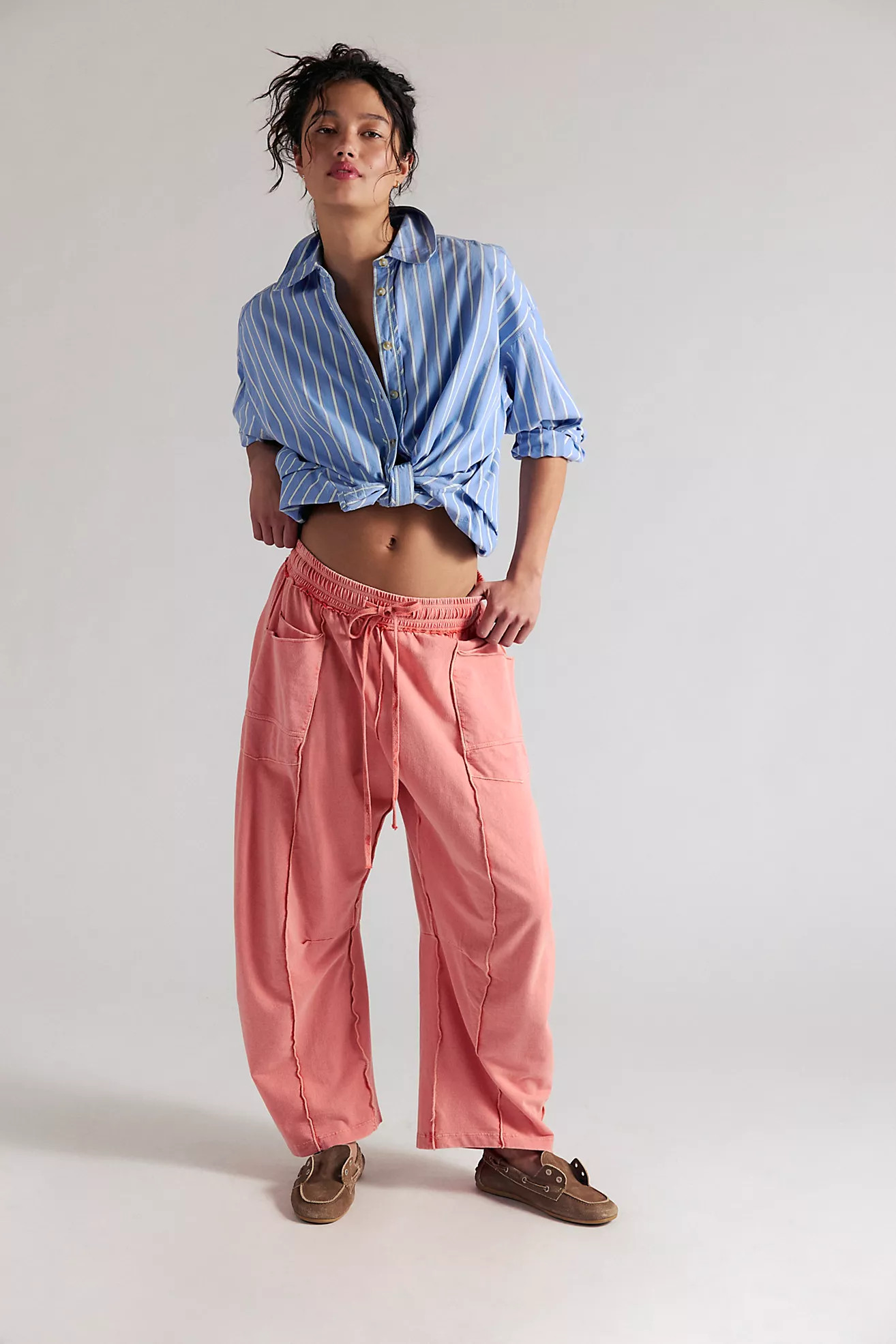 Kaiden Pull-On Barrel Pants | Free People (Global - UK&FR Excluded)