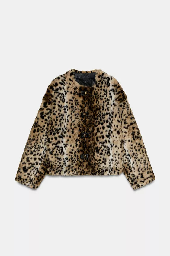 ZW COLLECTION ANIMAL PRINT JACKET | Zara US