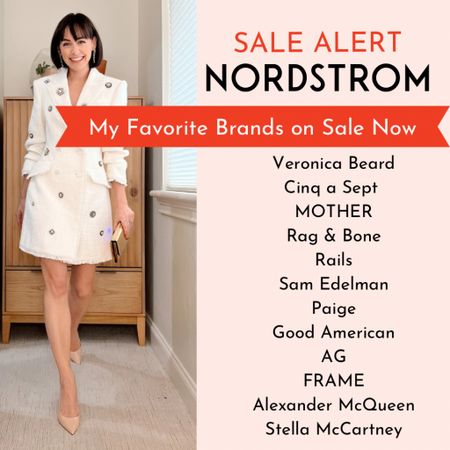 I just sifted through over 15,000 new sale items added to nordstrom.com today to share my favorites with you. Everything I linked today is still available in multiple sizes. The white Veronica Beard blazer is available in navy and black and most sizes!

#LTKSaleAlert