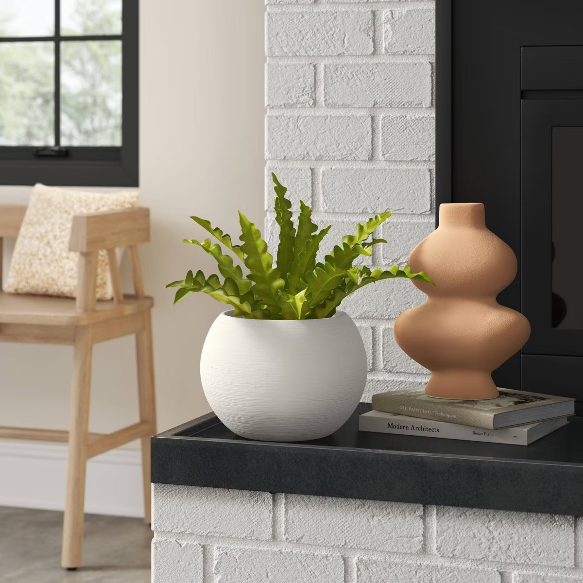 Short Ceramic Organic Modern Vase - Threshold™ | Target