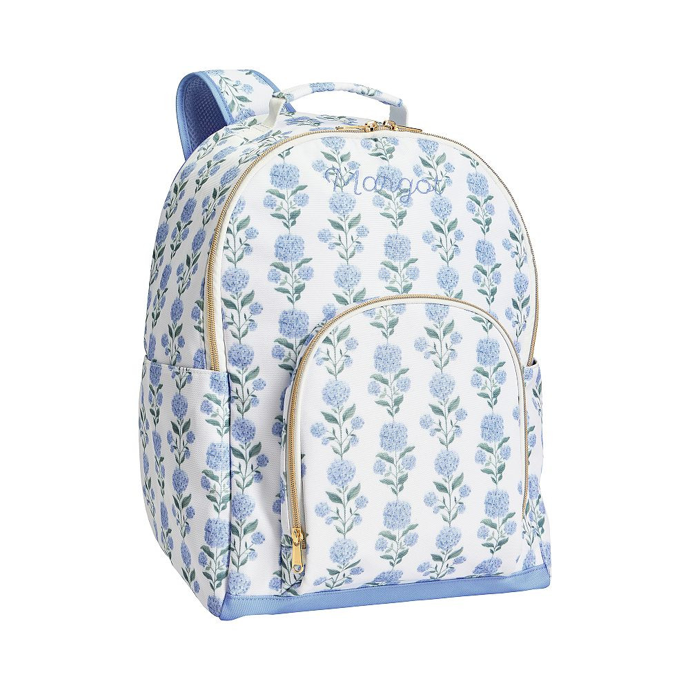 Gear-Up Blue Hydrangea Backpack, Large | Pottery Barn Teen