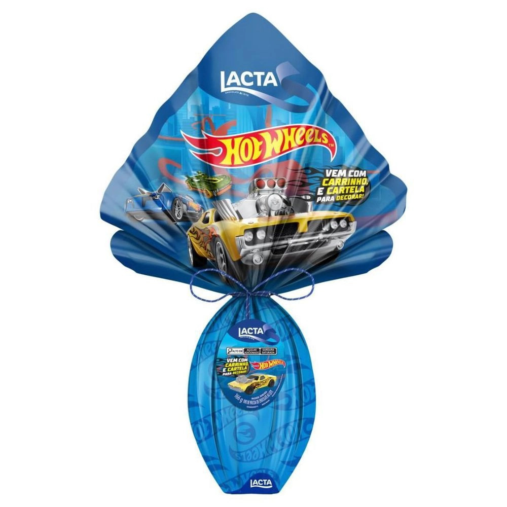 Ovo de Páscoa Lacta Hotwheels 166g em Promoção na Americanas | Americanas (BR)