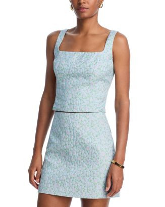 Floral Brocade Top - Exclusive | Bloomingdale's (US)