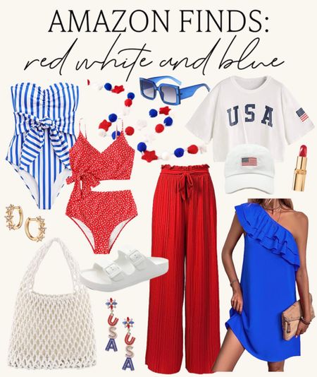 Red white and blue Amazon fashion finds! Pretty and patriotic 4th of July outfit ideas! 



#LTKSeasonal #LTKunder100 #LTKstyletip