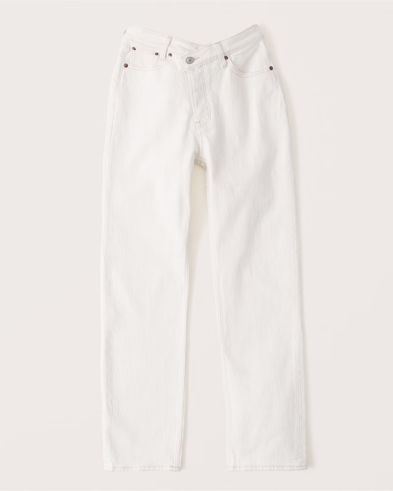 Women's High Rise Dad Jeans | Women's Bottoms | Abercrombie.com | Abercrombie & Fitch (US)