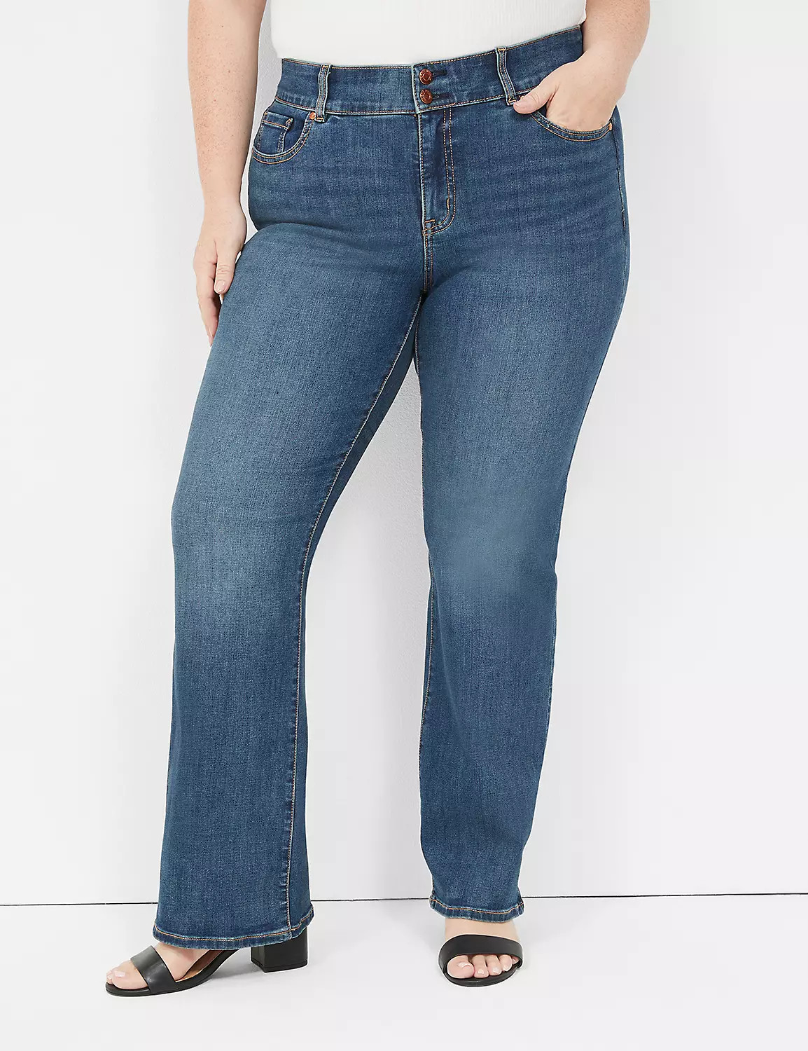 Tighter Tummy High-Rise Boot Jean | Lane Bryant (US)