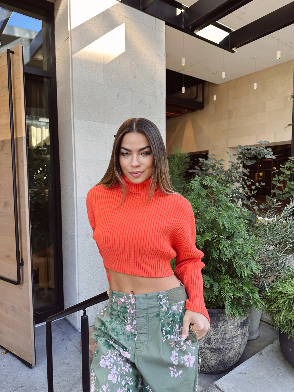 Benny Turtleneck Sweater - Orange | cocolillys