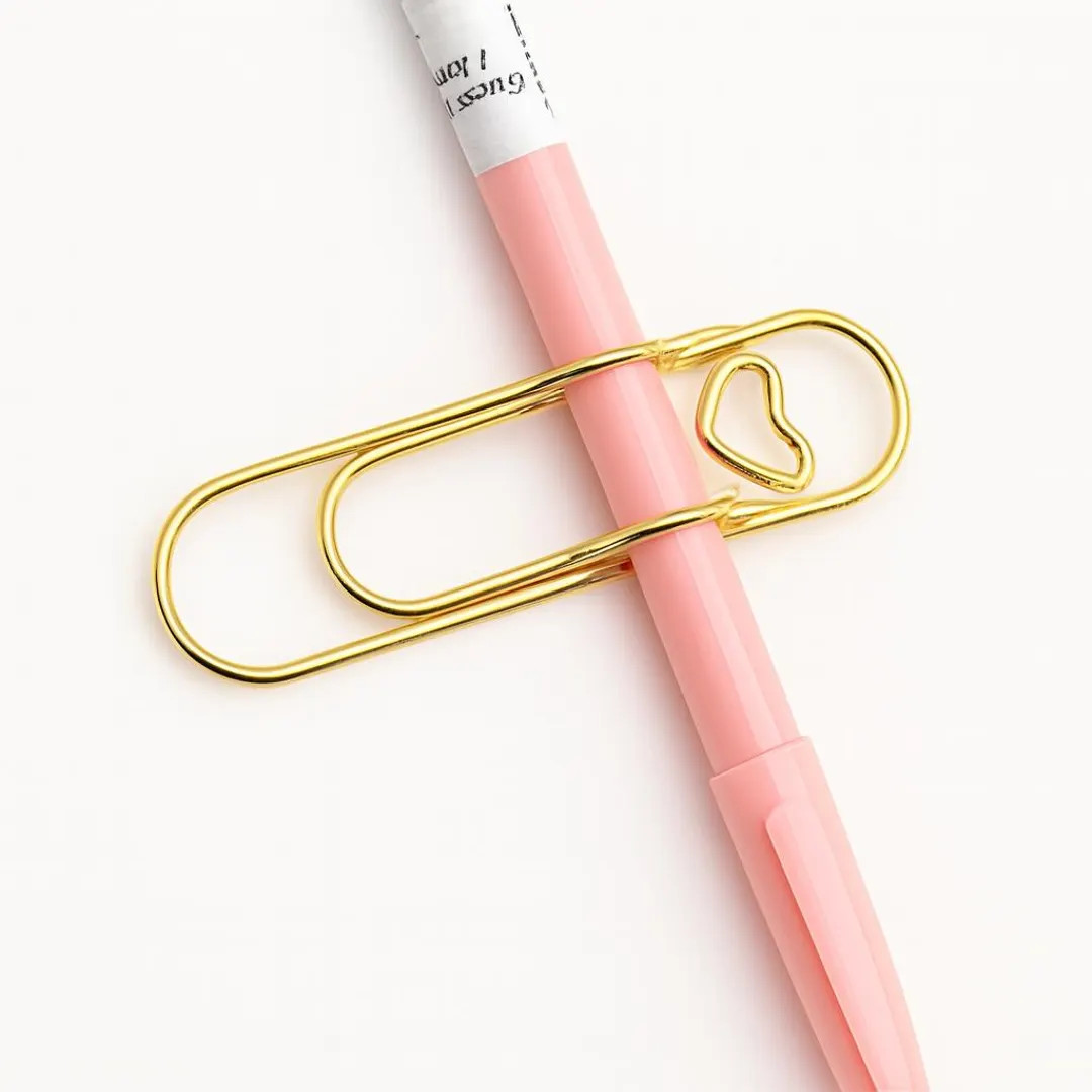 Gold Pen Holder Clip: Planner Accessory, Bookmark, Paper Clip - Etsy | Etsy (US)