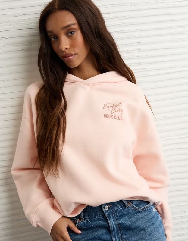 AE Everyday Luxe Graphic Hoodie | American Eagle Outfitters (US & CA)