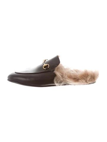 Gucci Princetown Fur-Trimmed Mules | The Real Real, Inc.
