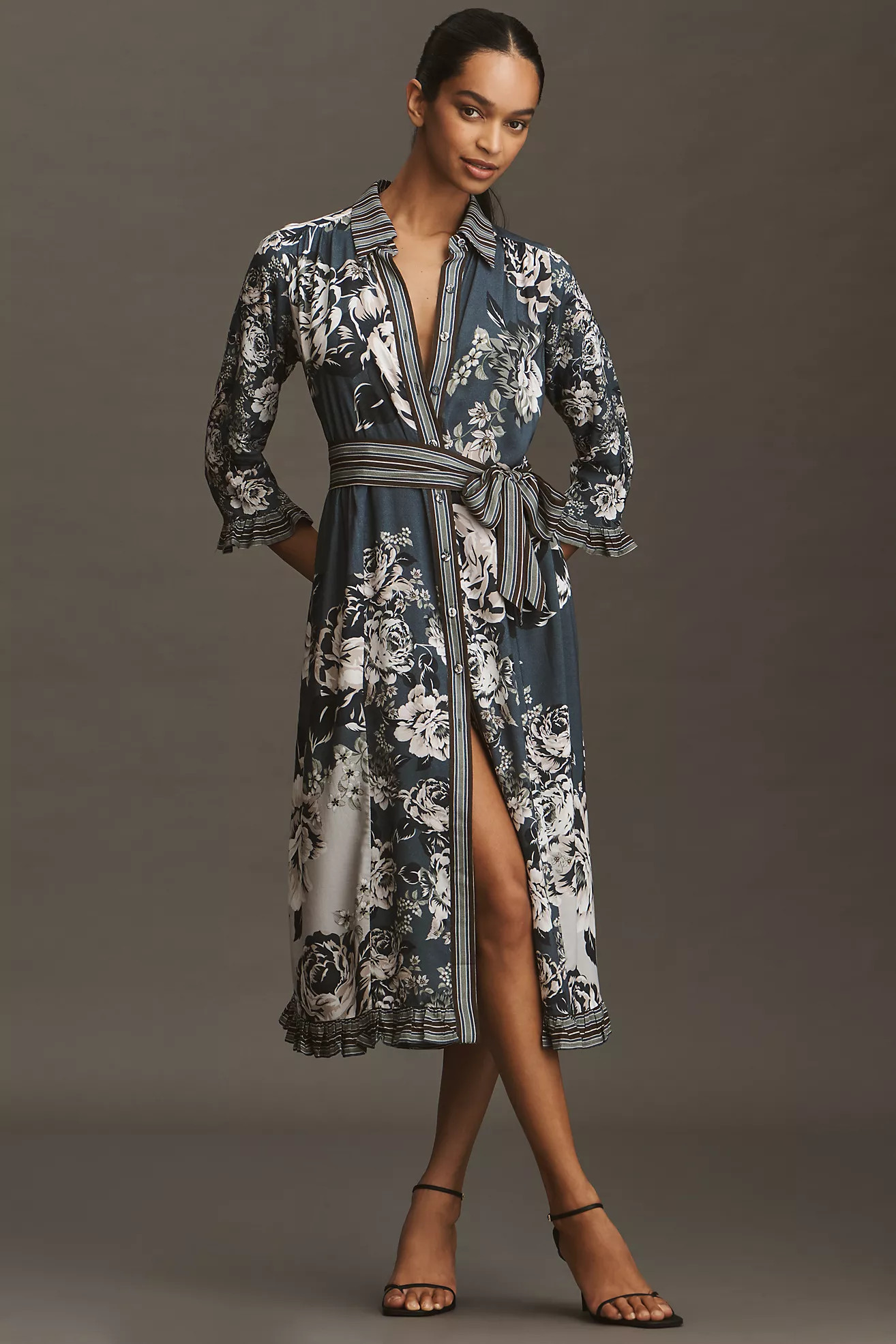 Conditions Apply Irwania Midi Shirt Dress | Anthropologie (US)
