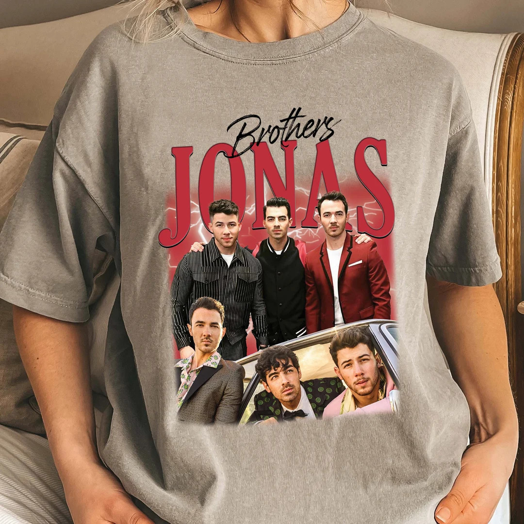 Jonas Brothers T-shirt Jonas Five Albums One Night Tour - Etsy | Etsy (US)