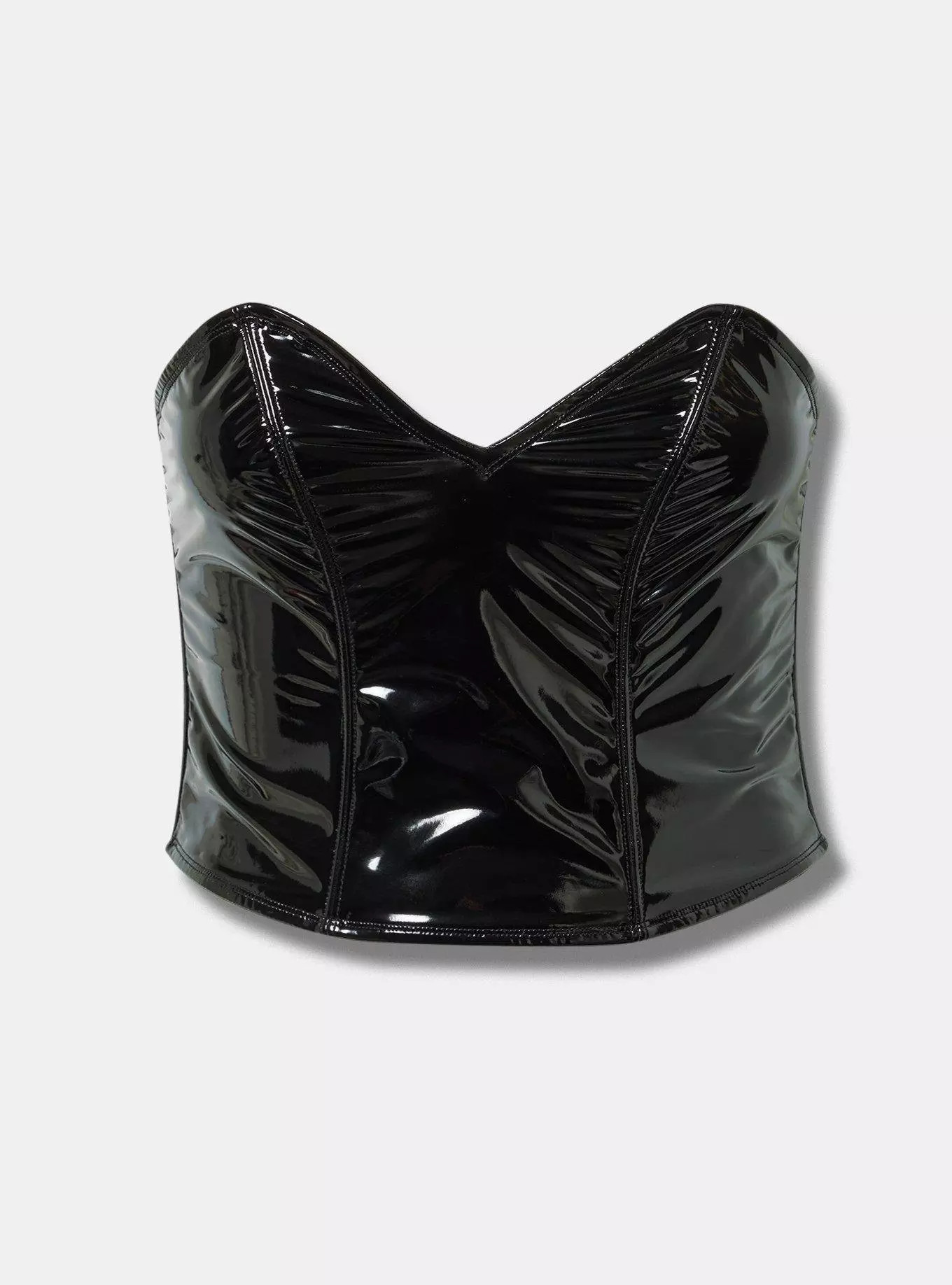 Patent Leather Pointed Cup Bustier | Torrid (US & Canada)
