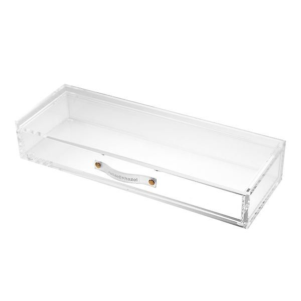 Russell Hazel Acrylic Drawer for Bloc System | The Container Store