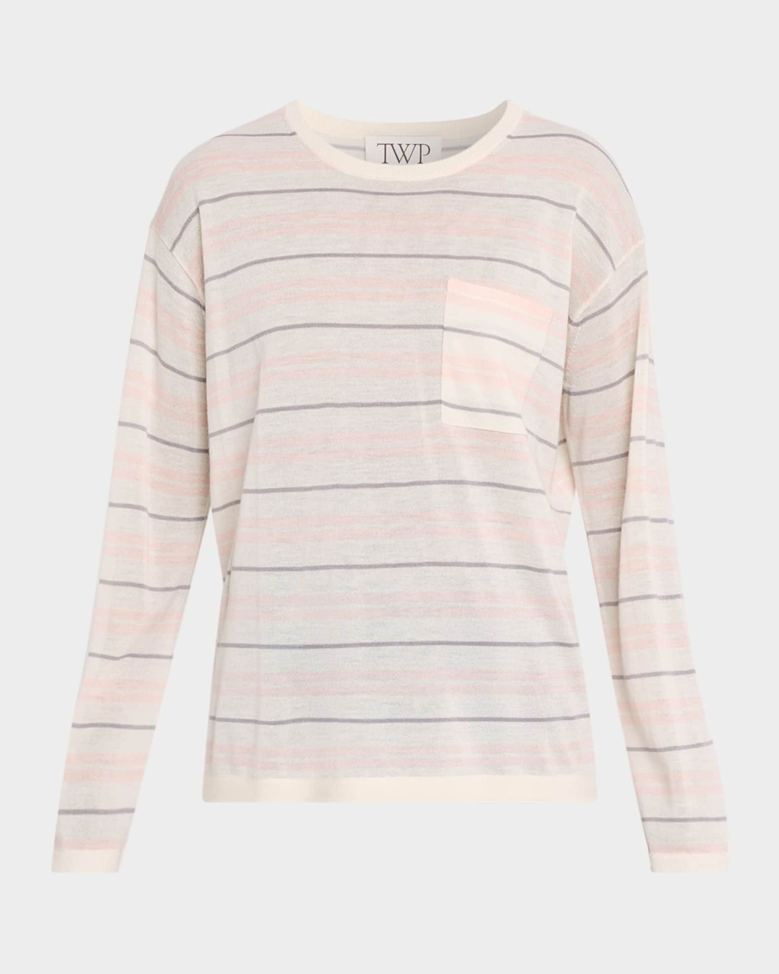 4Th St Striped Cashmere Top | Neiman Marcus
