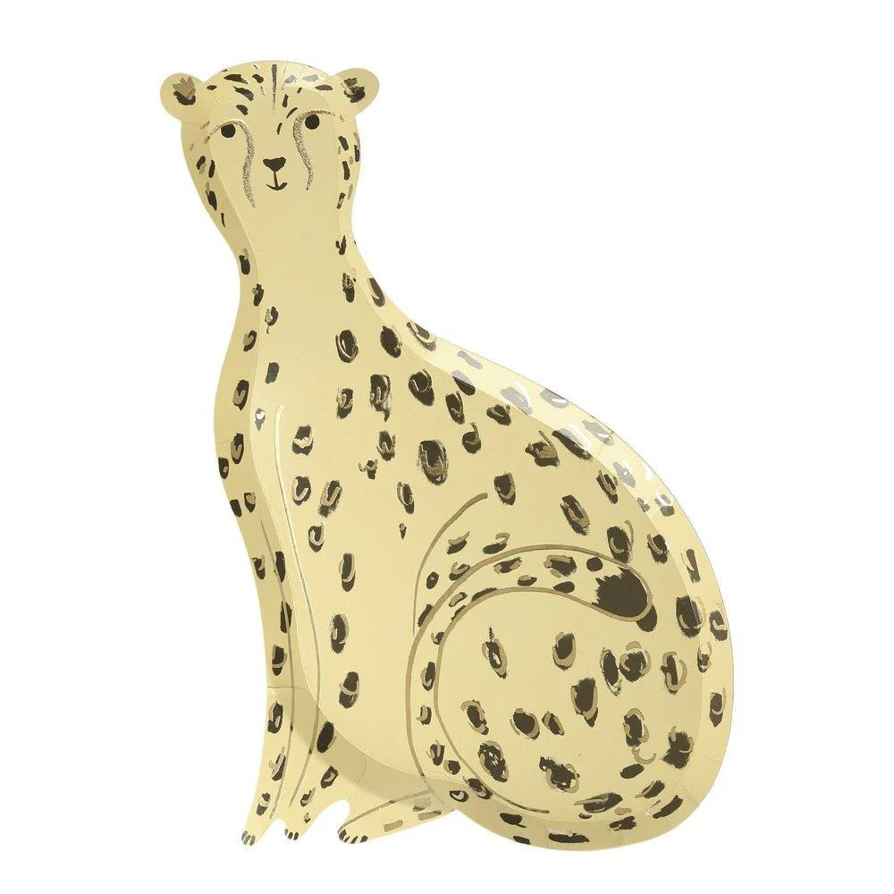 Safari Cheetah Plates | Ellie and Piper