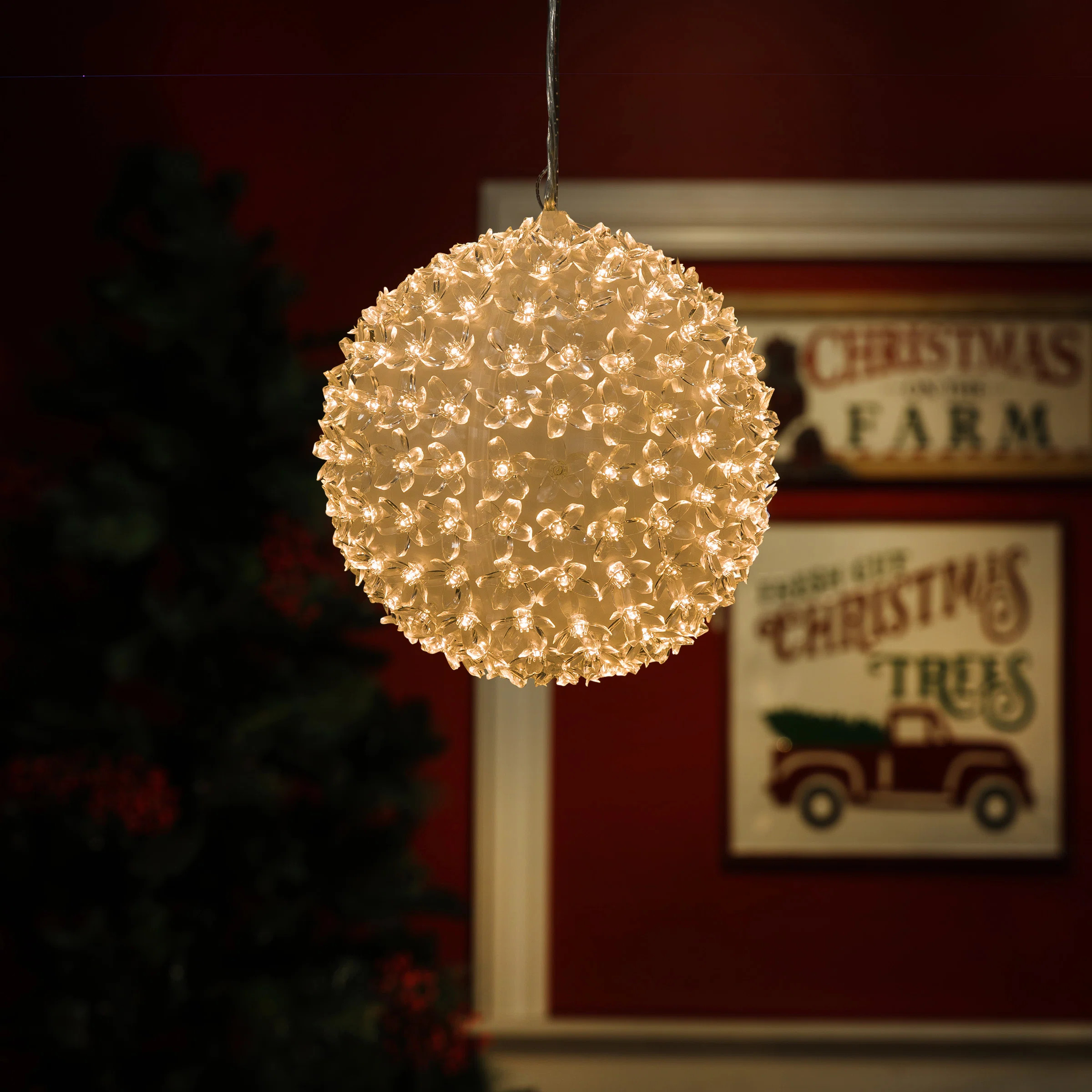 Twinkling Sphere Ball Ornament | Wayfair North America