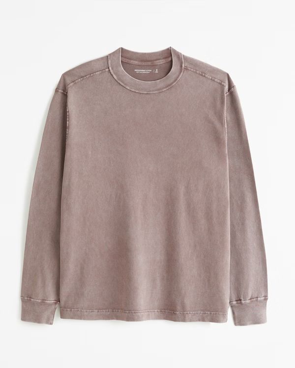 Long-Sleeve Vintage-Inspired Tee | Abercrombie & Fitch (US)