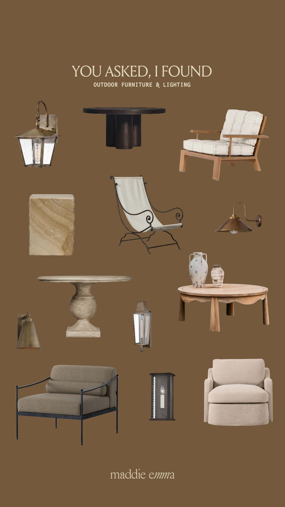 outdoor lighting & furniture 

#LTKHome