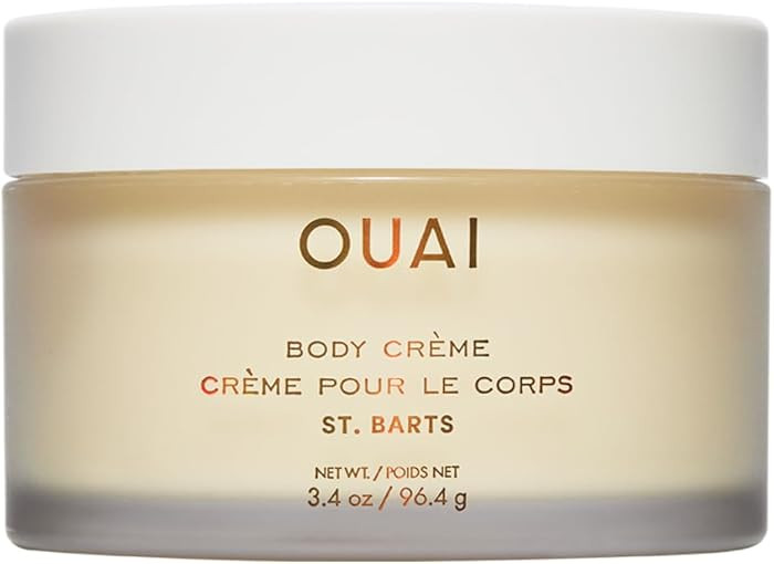 OUAI Body Creme, St. Barts Travel Size - Hydrating Whipped Body Cream with Cupuaçu Butter, Cocon... | Amazon (US)