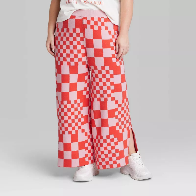 Women's Ascot + Hart Striped Graphic Sweater Pants | Target