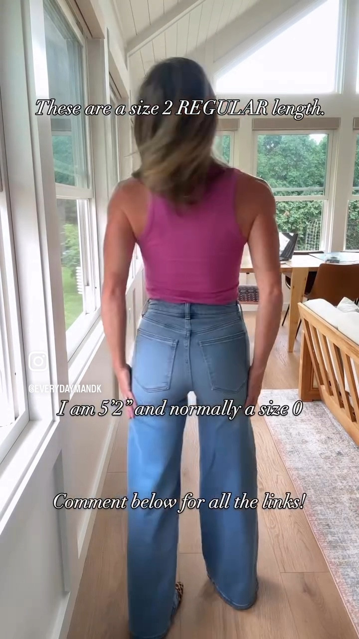 Size up one in these jeans! I a. In a 2 regular length. I am 5’2"