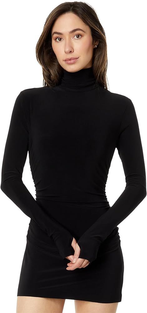 Norma Kamali Women's Long Sleeve Turtleneck Pickleball Dress | Amazon (US)