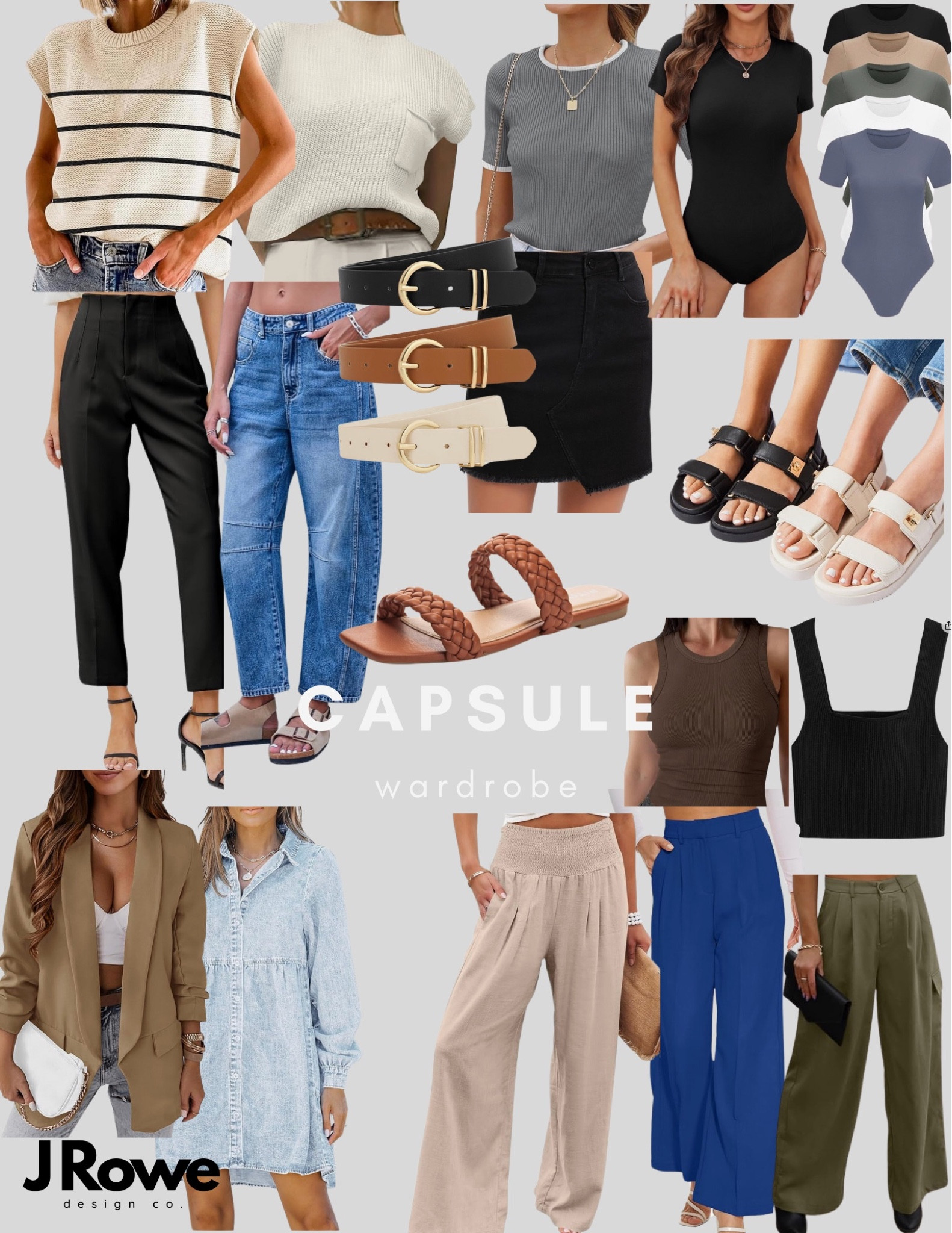 Business casual work to weekend spring capsule wardrobe outfits!

#LTKfindsunder100 #LTKstyletip #LTKworkwear