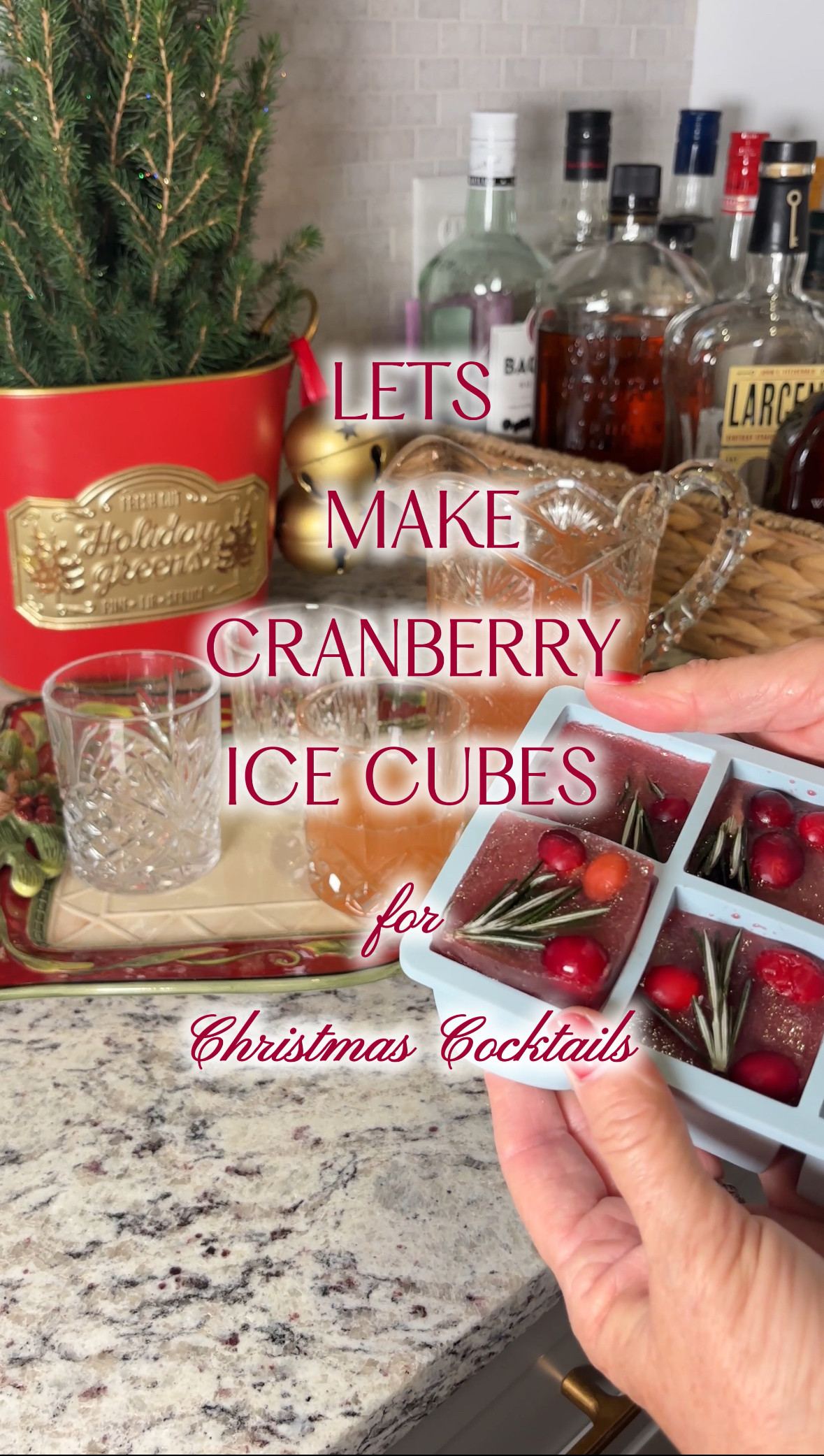 Cranberry Ice Cubes make every drink festive! And these Large Silicone Ice Cube Trays make it all so easy!  

 #LTKGiftGuide #LTKHoliday #LTKHome