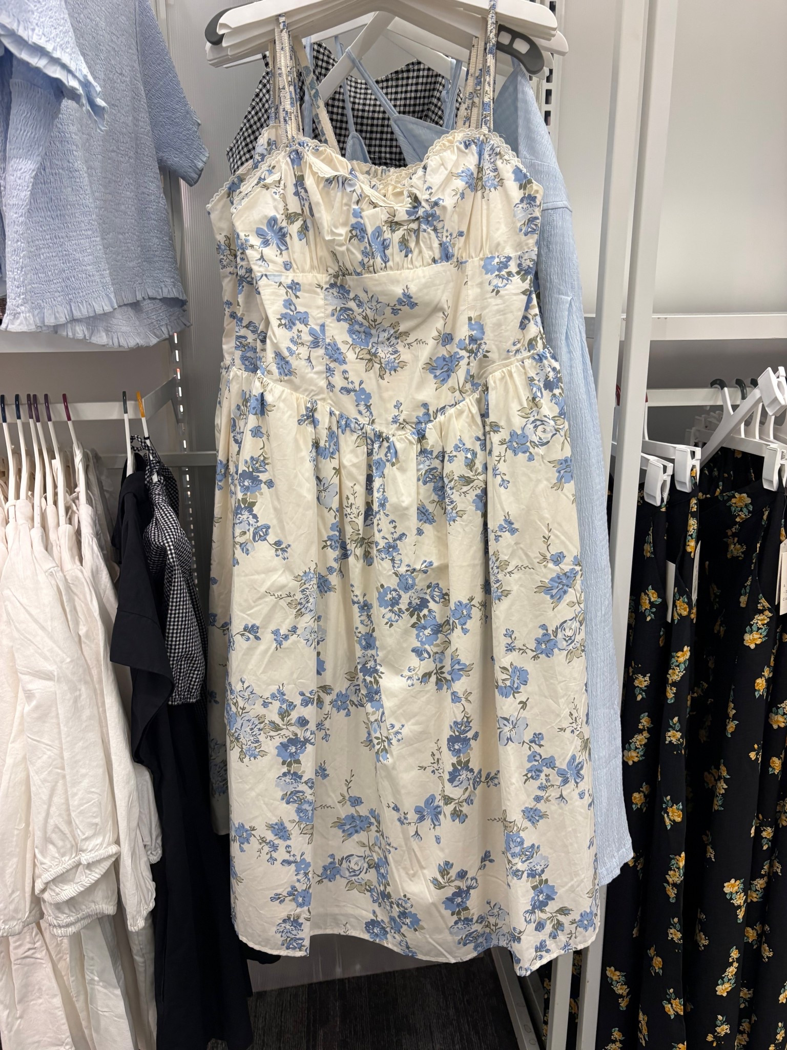 The Spring dresses are coming in full swing. How pretty is this one. I’m seeing tea party, Easter Brunch in this dress. Available in two other colors and still some sizes left so don’t miss out  

#LTKSeasonal #LTKspring #LTKspringtrends