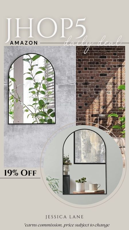 Amazon Daily Deal, save 19% on this gorgeous black framed arched mirror. Mirror, arched mirror, wall mounted mirror, black framed mirror, wall decor, home decor, Amazon home accents, decorative mirror, Amazon deal

#LTKsalealert #LTKstyletip #LTKhome