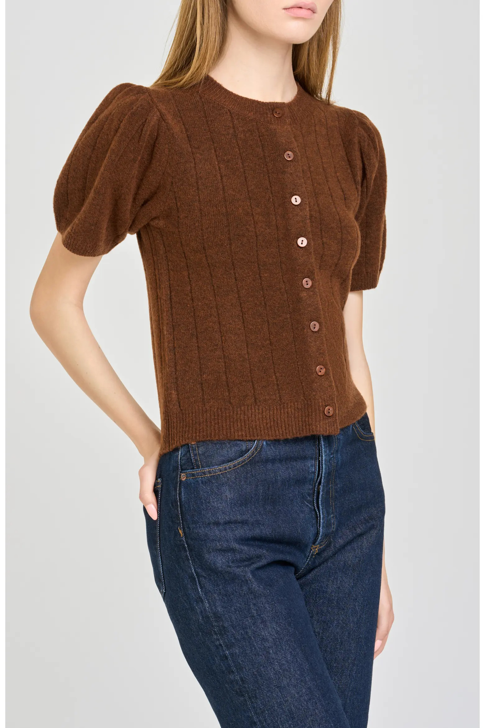 Bridget Puff Sleeve Cardigan (Women) | Nordstrom | Nordstrom