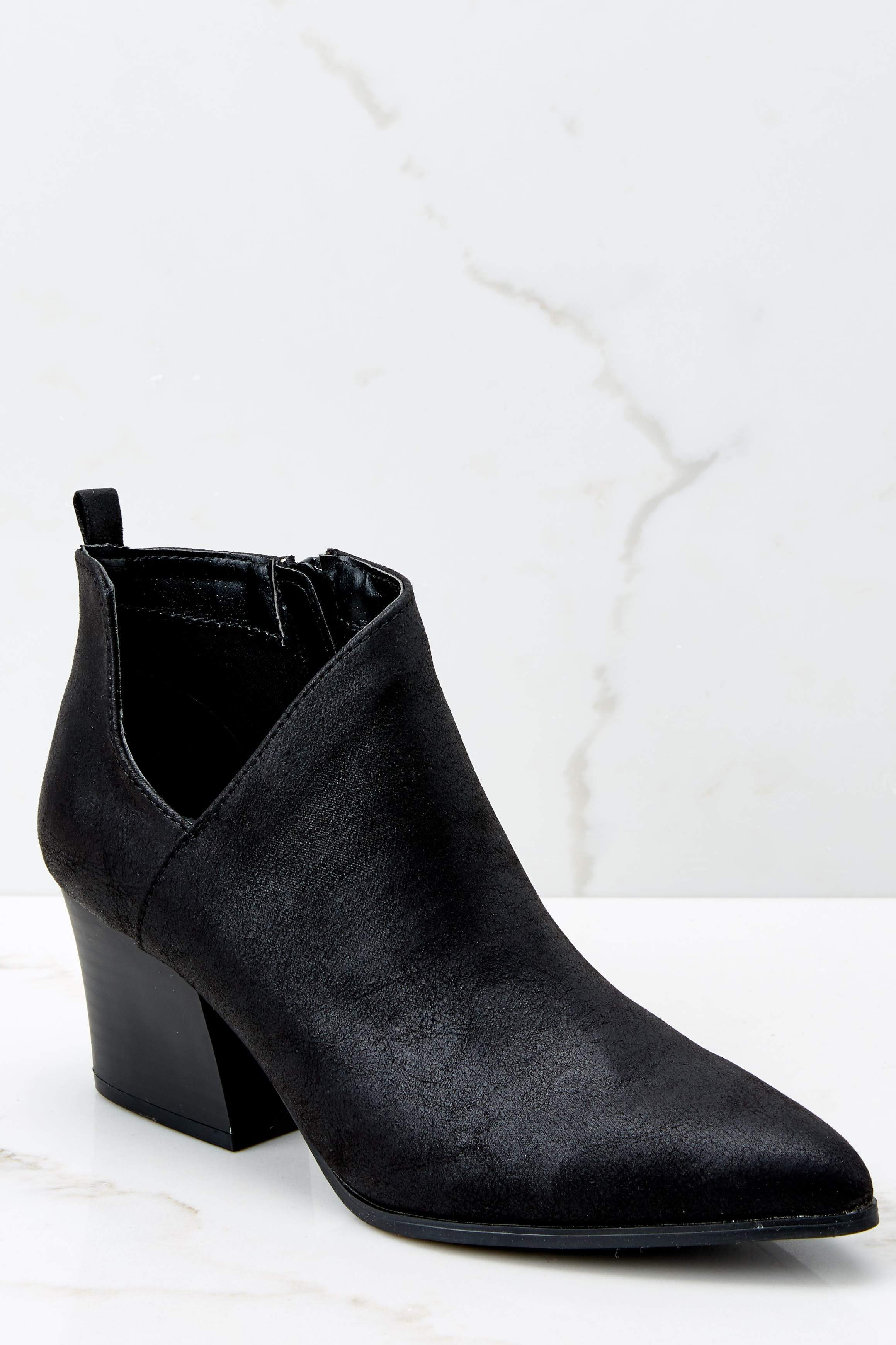 From The Valley Black Ankle Booties | Red Dress 