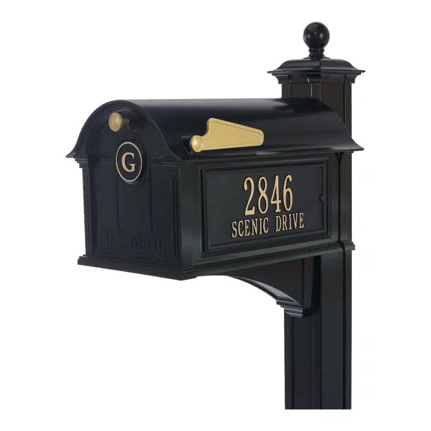 Balmoral Post Mounted Mailbox | Birch Lane